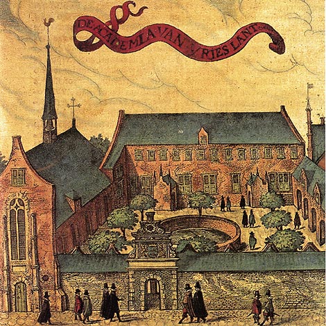 De academia van Vrieslant (Fryzijos akademija), 1622 m. Franekerio universitetas (1585–1811)